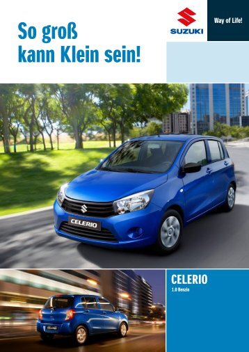 CELERIO Modellprospekt