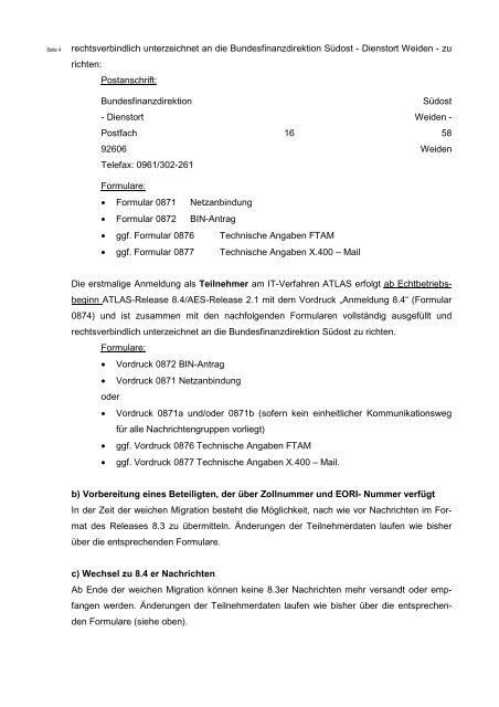 ATLAS-Teilnehmerinformation 3925-07/2011 - IHK Schwerin