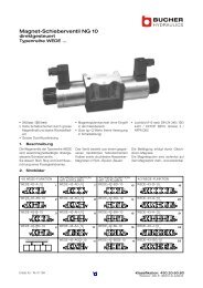 Magnet−Schieberventil NG 10 - Birrer Hydraulik AG