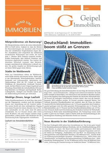 Kundenzeitung Frühjar 2015