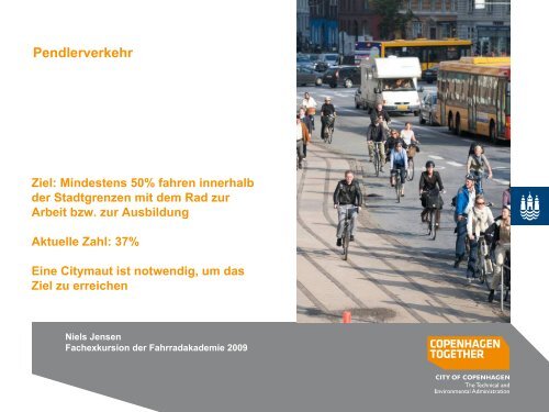 Nationaler Radverkehrsplan: Niels Jensen, Stadt Kopenhagen ...