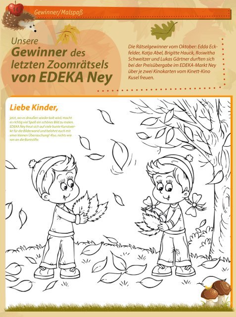 Marktblädsche - November 2015 - EDEKA-Ney Altenglan