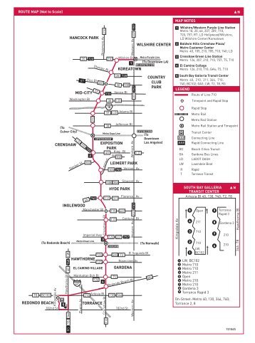 Line 710 -- Metro Rapid - Wilshire Center - South Bay Galleria via ...