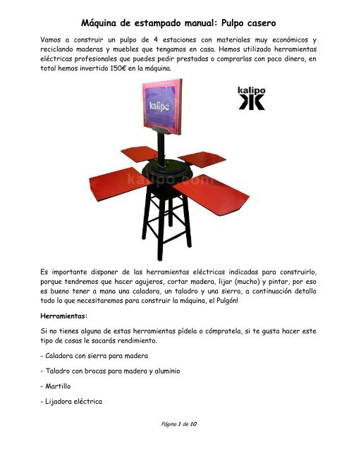 estampado casero