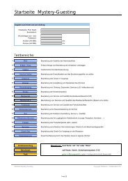 TestbogenMG-S-Evaluiert 21Jun06 - Hotelsterne