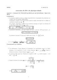 correction du DS 5 de physique-chimie