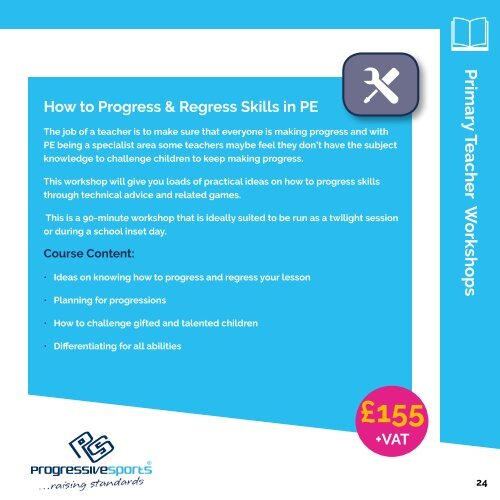 Progressive Sports Teacher Training Prospectus 