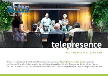 Telepresence For Ultra-Realistic Video Collaboration