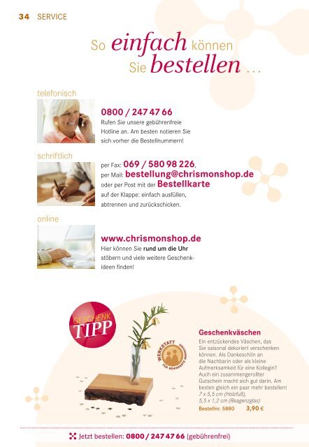 Chrismon Weihnachtskatalog 2015