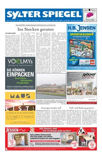 Sylter Spiegel 04.11.2015