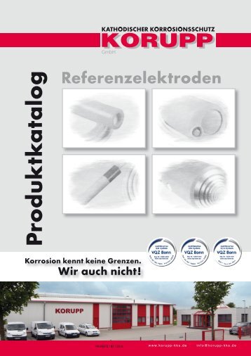 Produktkatalog Referenzelektroden (D)