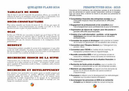 RAPPORT D’ACTIVITE 2013