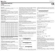 Creatinina CinÃ©tica â K067 (661 kB) - Bioclin