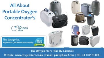 All About Portable Oxygen Concentrators