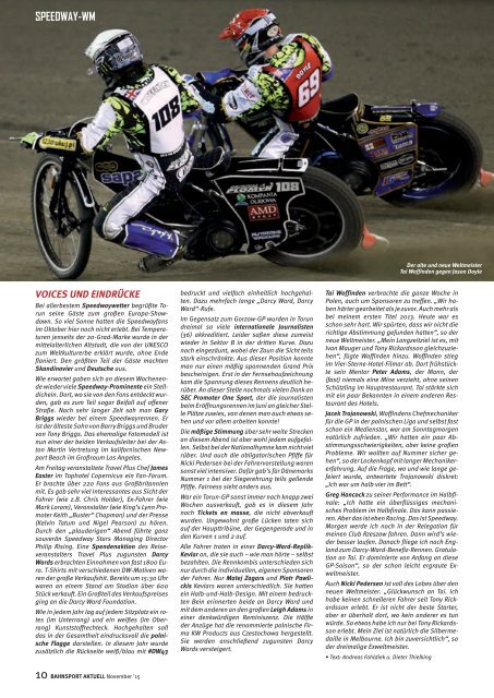 Bahnsport 11/ 2015