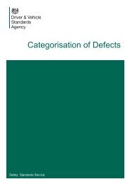 Categorisation of Defects