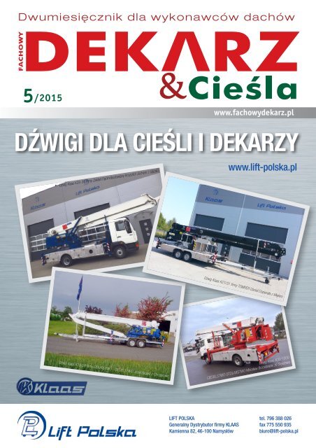 Fachowy Dekarz & Cieśla 5/2015