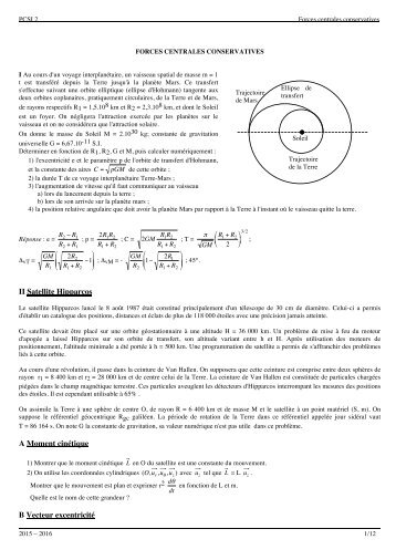 1R Rgc A Moment cinétique B Vecteur excentricité