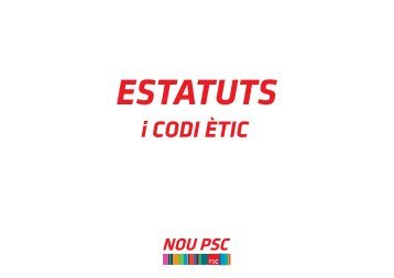 Estatuts i Codi Ètic PSC