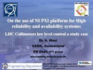 On the use of NI PXI platform for High reliability and availability ...