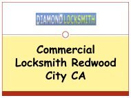 Commercial Locksmith Redwood City CA