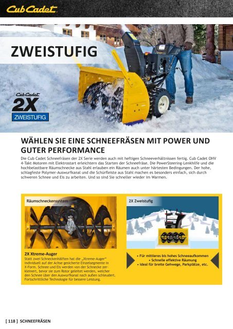 Cub Cadet katalog 2016 DE