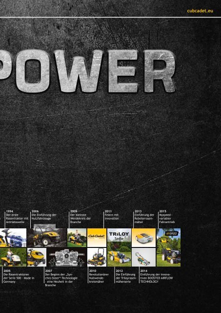 Cub Cadet katalog 2016 DE