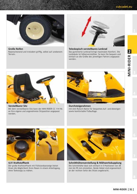 Cub Cadet katalog 2016 DE