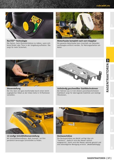 Cub Cadet katalog 2016 DE