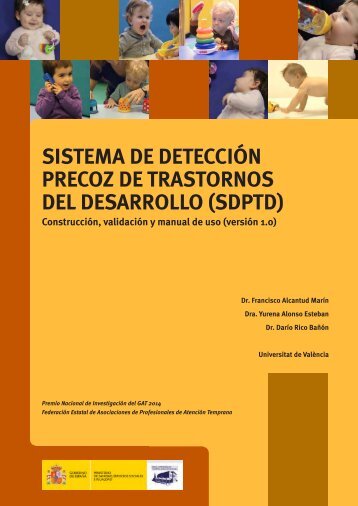 SISTEMA DE DETECCIÓN PRECOZ DE TRASTORNOS DEL DESARROLLO (SDPTD)