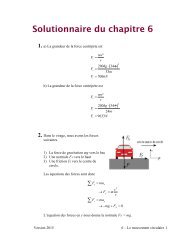 Solutionnaire du chapitre 6