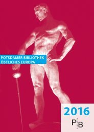 Verlagsverzeichnis des Deutschen Kulturforums östliches Europa 2016