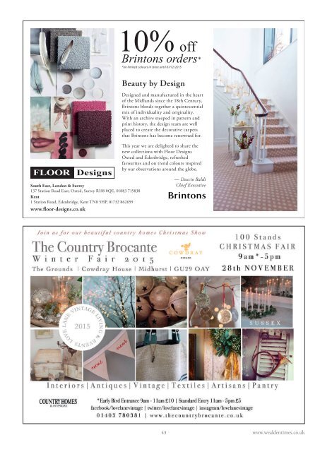 Surrey Homes | SH13 | November 2015 | Gift supplement inside