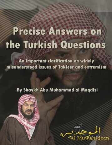 abu-muhammad-al-maqdisi-clarification-on-issues-of-takfeer-and-extremism1