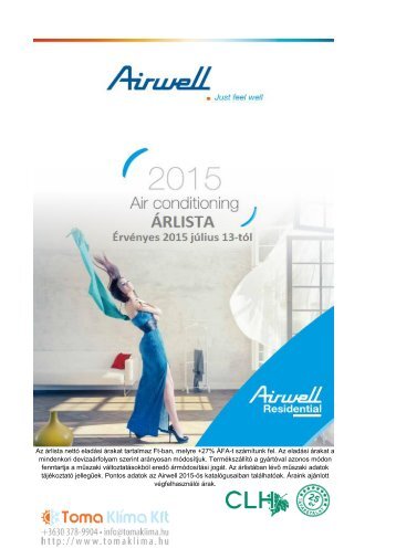 Airwell Ã¡rlista 2013