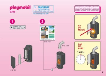 Playmobil 5308 Soggiorno con stufa a legna - Soggiorno con stufa a legna