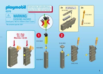 Playmobil 6370 Modulo torce luminose (x2) - Modulo torce luminose (x2)