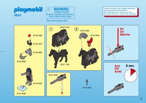 5 Spade Playmobil Per Cavalieri – Accessori Per Figure 3666 3667 – Usate In Buono Stato