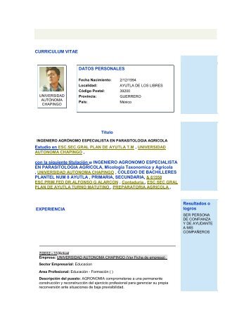 CURRICULUM VITAE