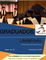 BOLETIN VOLUMEN  28 Graduados pdf