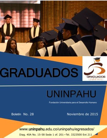 BOLETIN VOLUMEN  28 Graduados pdf