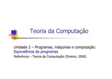 Teoria da Computação