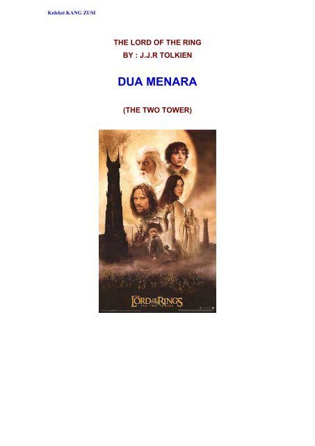 The Lord Of The Rings 2 Dua Menara