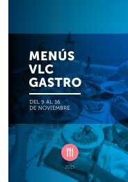 MENÚS VLC Gastro