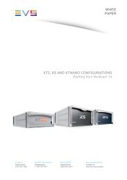 WHITE PAPER XT3 XS AND XTNANO CONFIGURATIONS Starting from Multicam 14