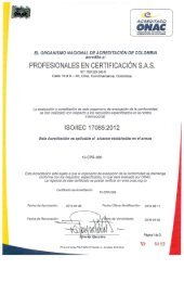 certificado - ONAC