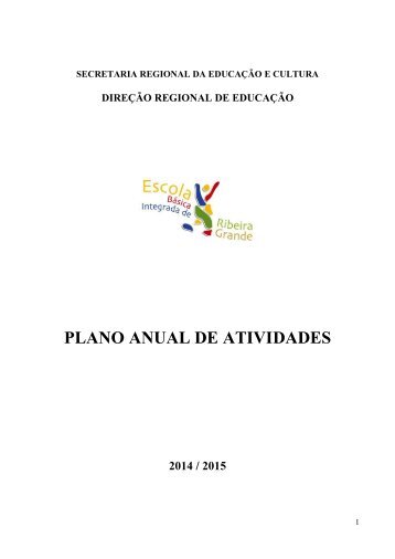 PLANO ANUAL DE ATIVIDADES