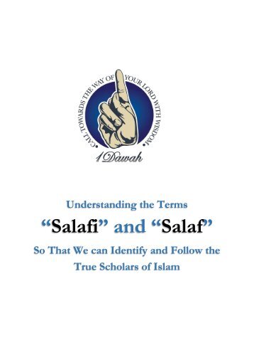 “Salafi” and “Salaf”