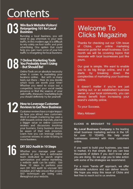 Clicks 12th Issue 