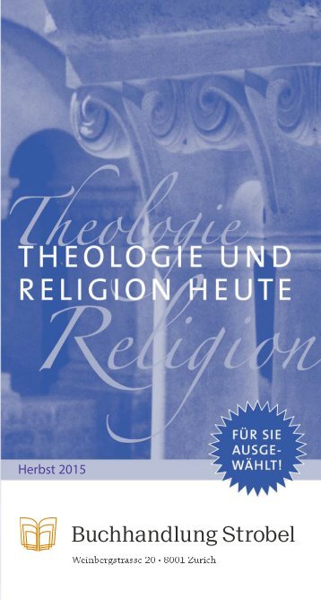 Theologie und Religion Heute - Herbst 2015